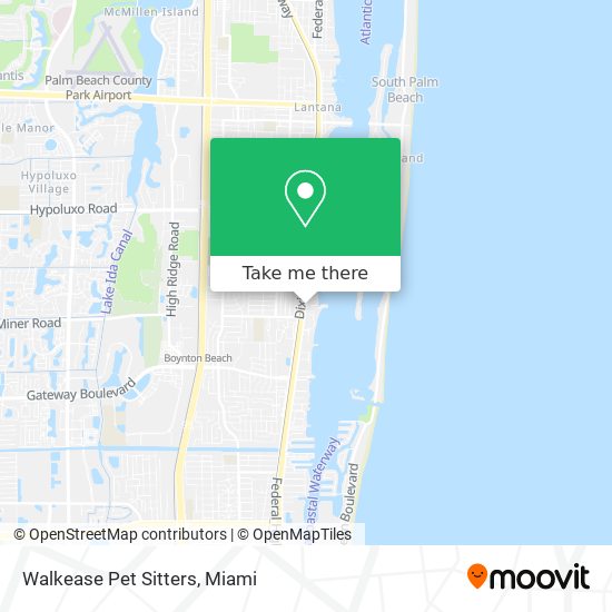 Mapa de Walkease Pet Sitters