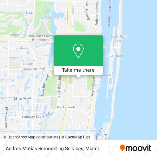Andres Matias Remodeling Services map