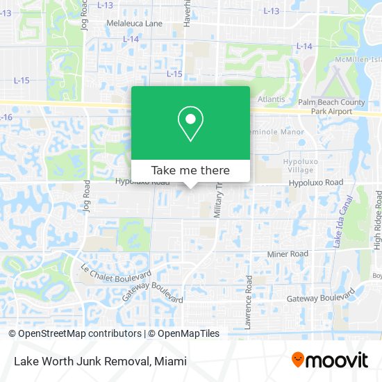 Mapa de Lake Worth Junk Removal