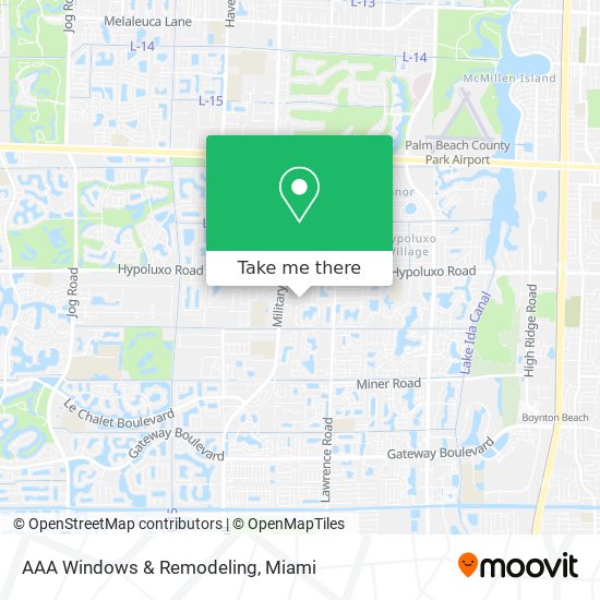 Mapa de AAA Windows & Remodeling