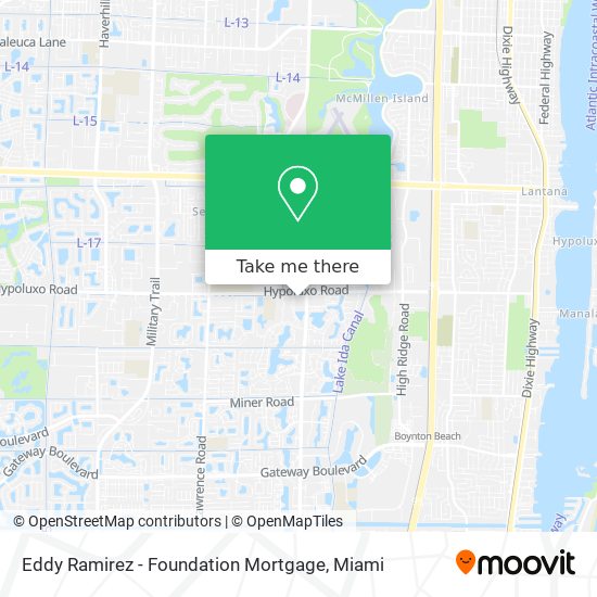 Mapa de Eddy Ramirez - Foundation Mortgage