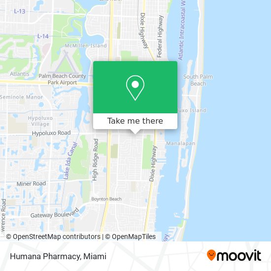 Humana Pharmacy map