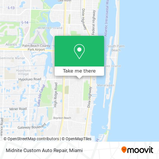 Midnite Custom Auto Repair map