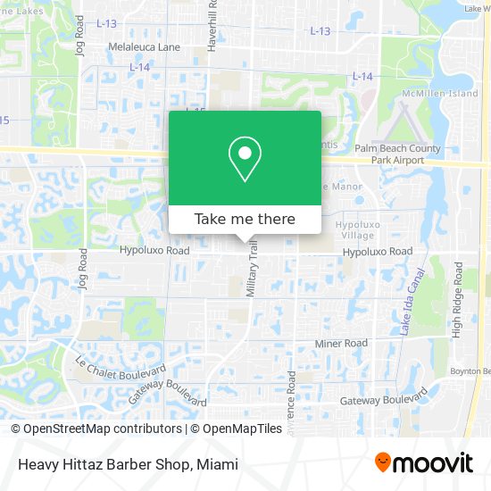 Heavy Hittaz Barber Shop map