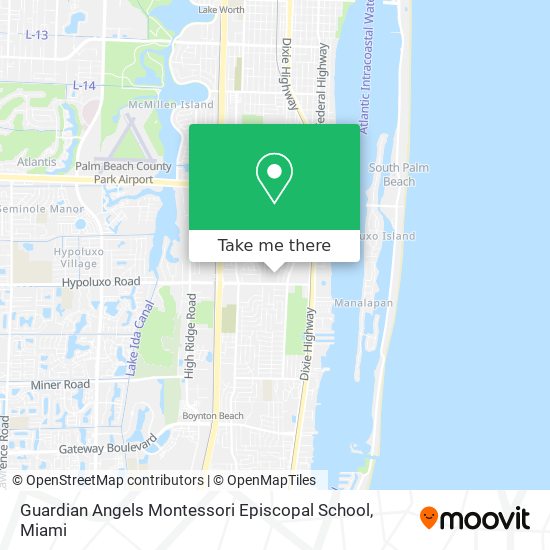 Guardian Angels Montessori Episcopal School map