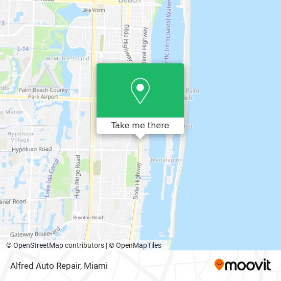 Mapa de Alfred Auto Repair