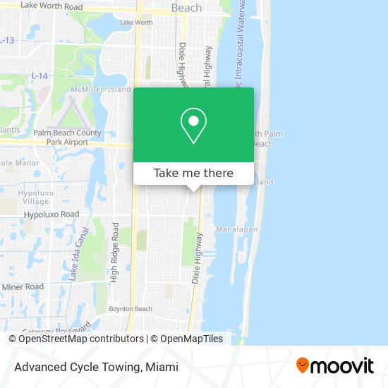 Advanced Cycle Towing map