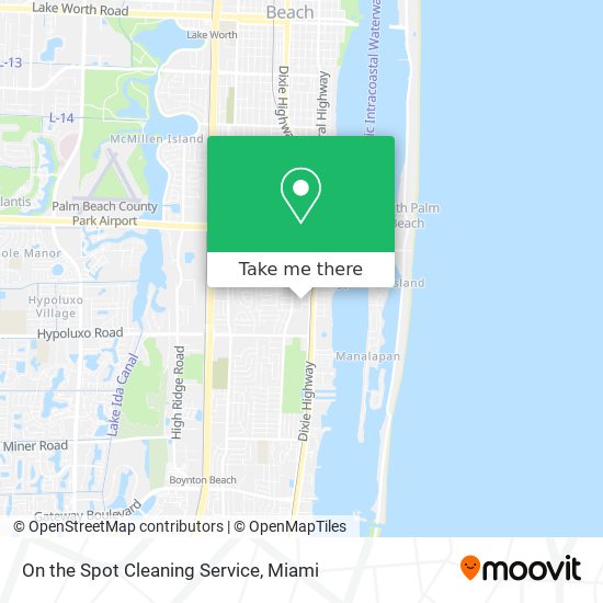 Mapa de On the Spot Cleaning Service