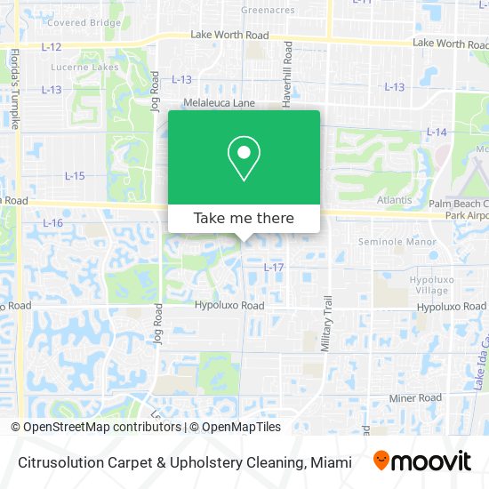 Citrusolution Carpet & Upholstery Cleaning map