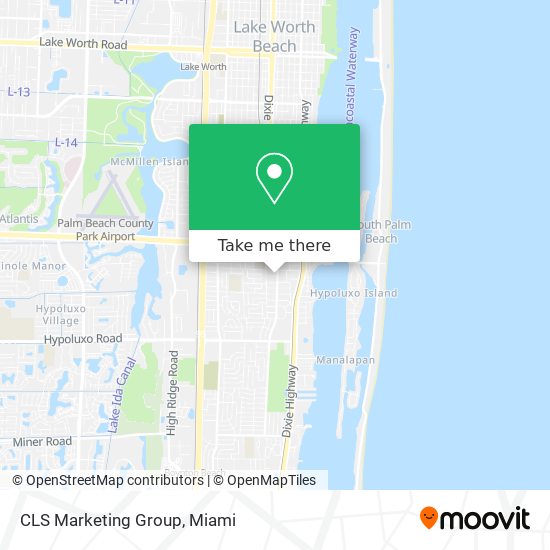 CLS Marketing Group map