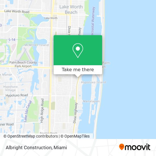 Mapa de Albright Construction