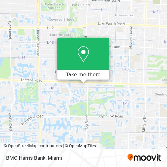 BMO Harris Bank map