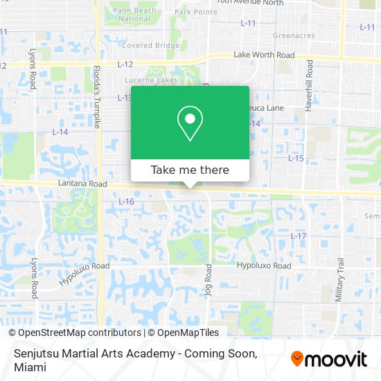 Mapa de Senjutsu Martial Arts Academy - Coming Soon