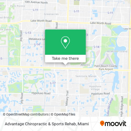 Advantage Chiropractic & Sports Rehab map