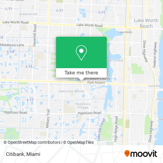 Mapa de Citibank