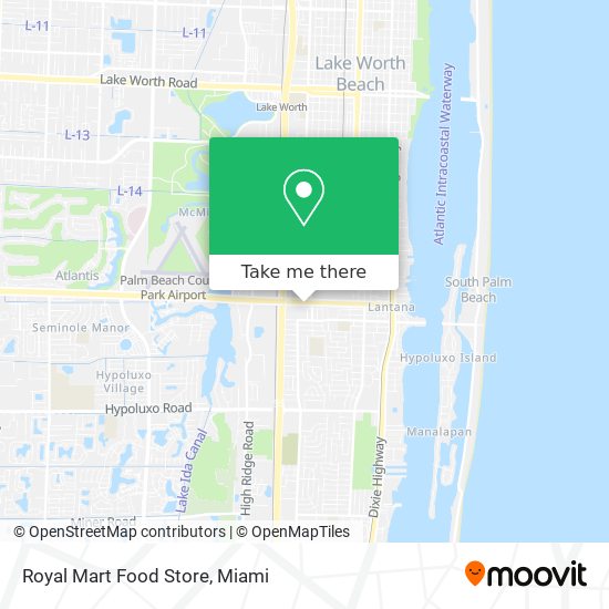 Mapa de Royal Mart Food Store