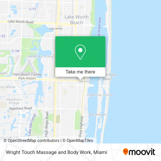 Mapa de Wright Touch Massage and Body Work