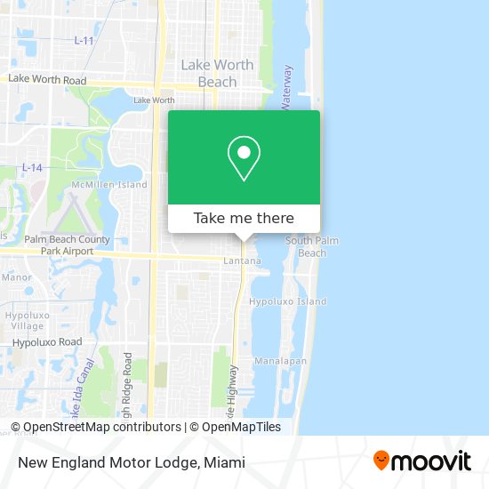 Mapa de New England Motor Lodge