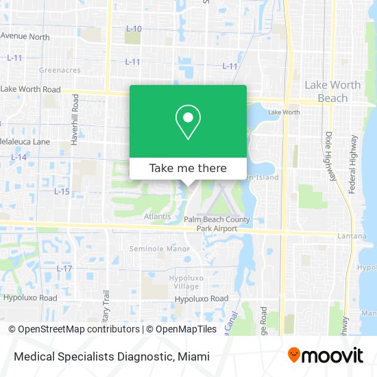 Medical Specialists Diagnostic map