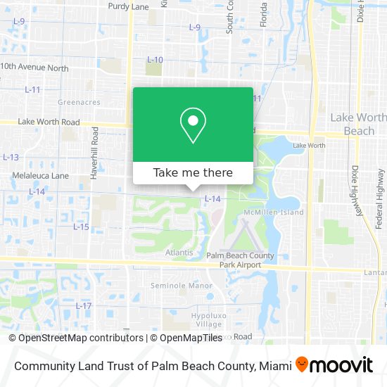 Community Land Trust of Palm Beach County map