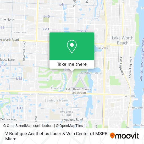 V Boutique Aesthetics Laser & Vein Center of MSPB map