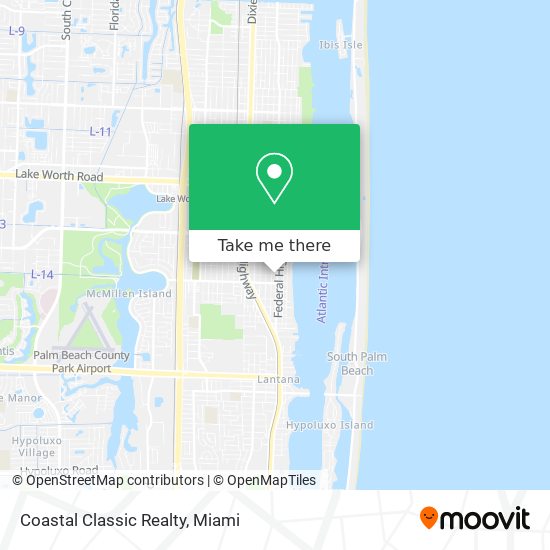 Coastal Classic Realty map