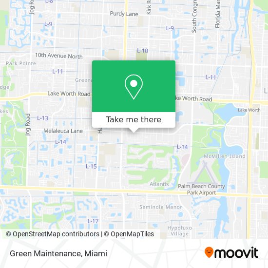 Green Maintenance map