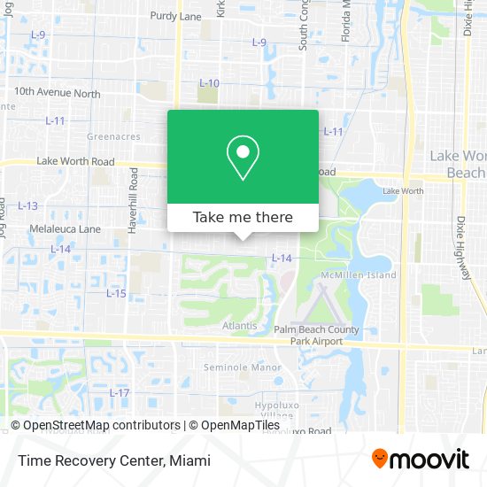 Mapa de Time Recovery Center