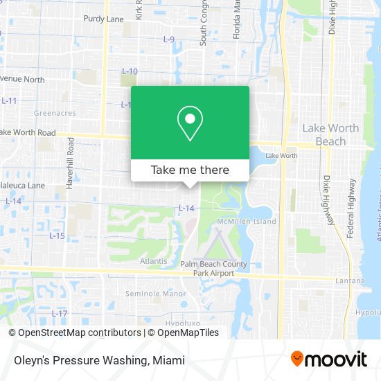 Oleyn's Pressure Washing map