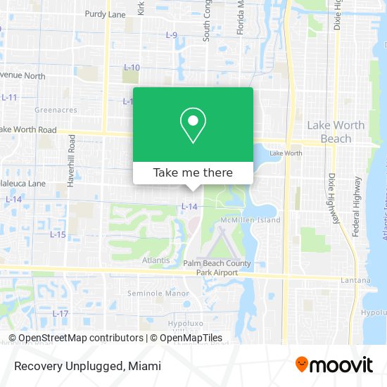 Recovery Unplugged map