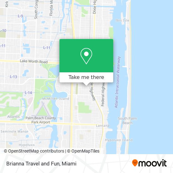 Brianna Travel and Fun map