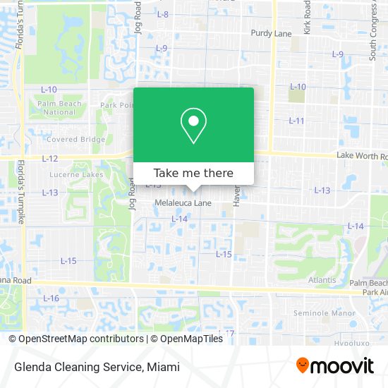 Glenda Cleaning Service map