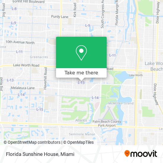 Florida Sunshine House map