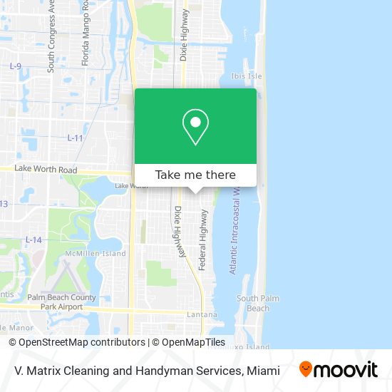 V. Matrix Cleaning and Handyman Services map