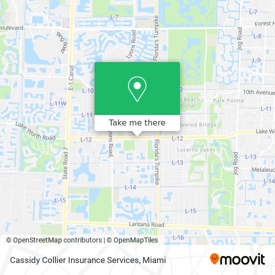 Cassidy Collier Insurance Services map