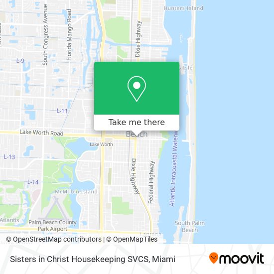 Sisters in Christ Housekeeping SVCS map