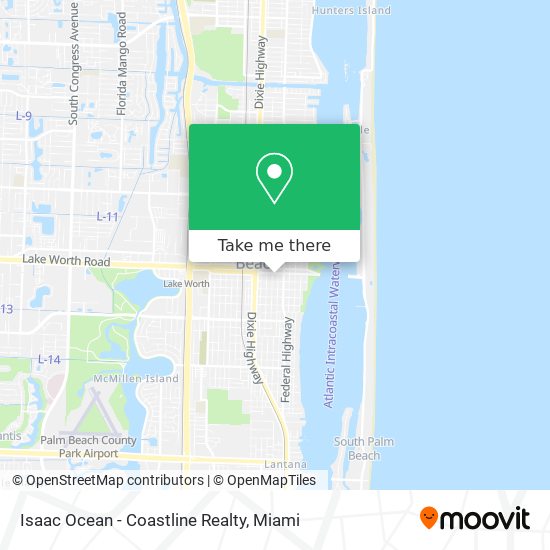 Isaac Ocean - Coastline Realty map