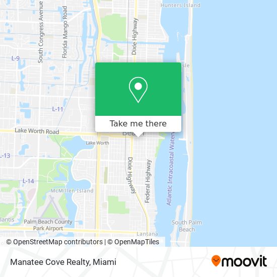 Mapa de Manatee Cove Realty