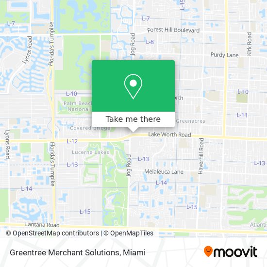 Greentree Merchant Solutions map