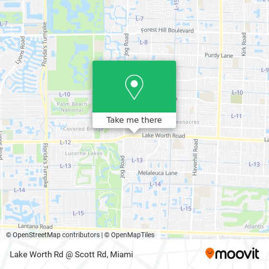 Lake Worth Rd @ Scott Rd map