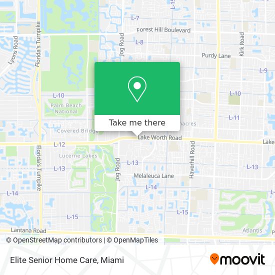 Elite Senior Home Care map