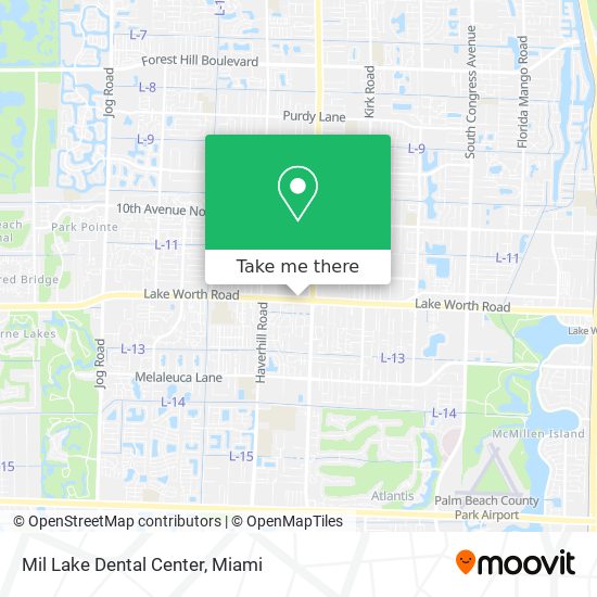 Mapa de Mil Lake Dental Center