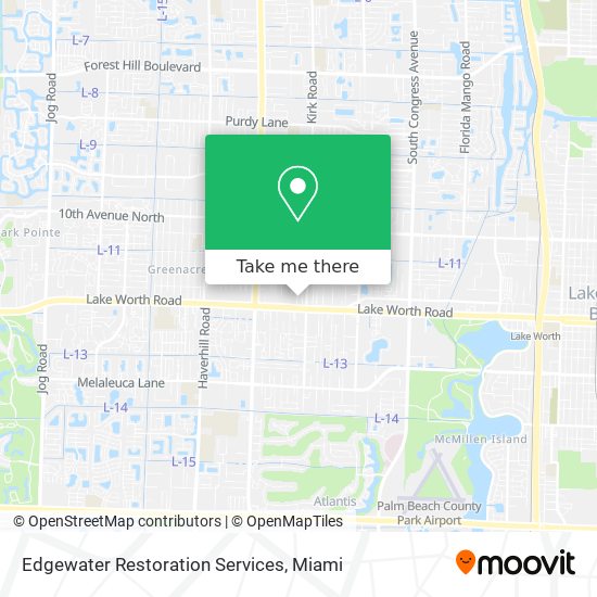 Edgewater Restoration Services map