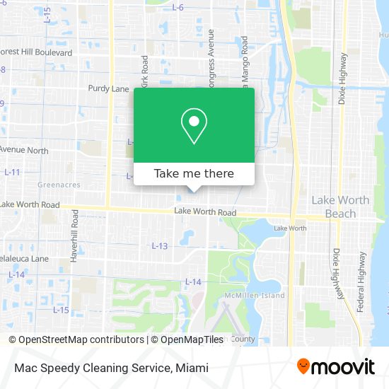 Mac Speedy Cleaning Service map