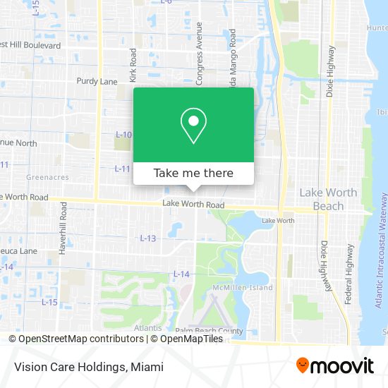 Vision Care Holdings map