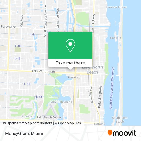 MoneyGram map