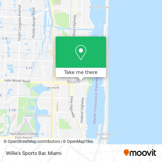 Mapa de Willie's Sports Bar