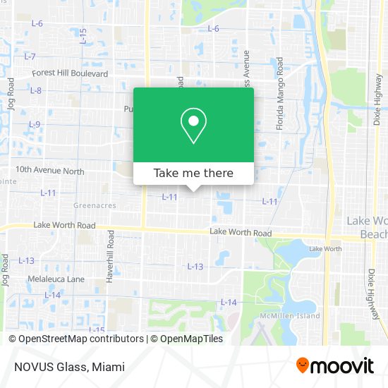 NOVUS Glass map