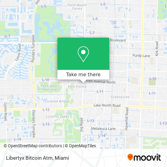 Libertyx Bitcoin Atm map