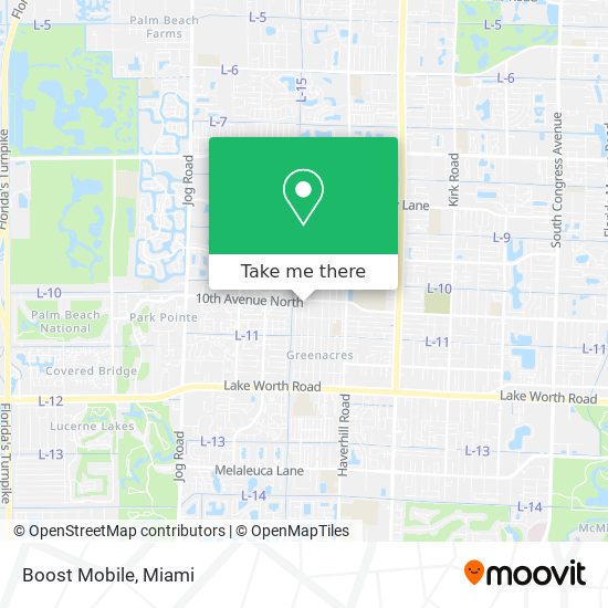 Boost Mobile map